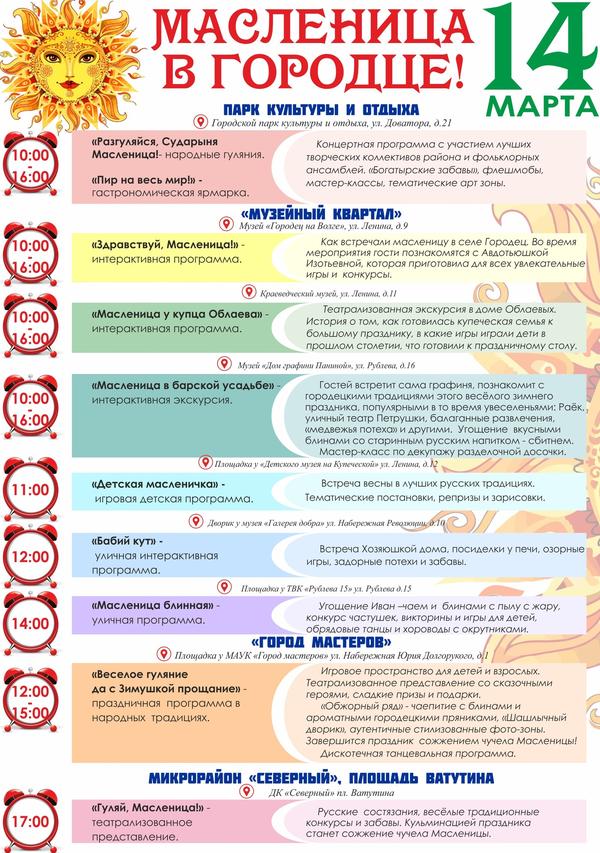Масленица в Городце